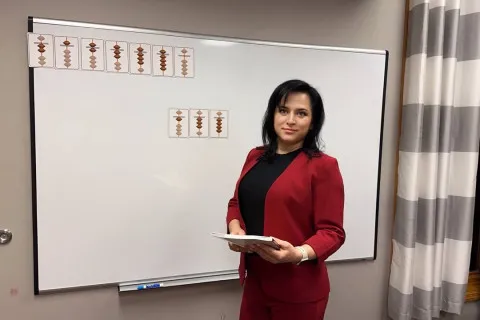 Нателла Городецька навчатиме юних американців… рахувати на рахівницях