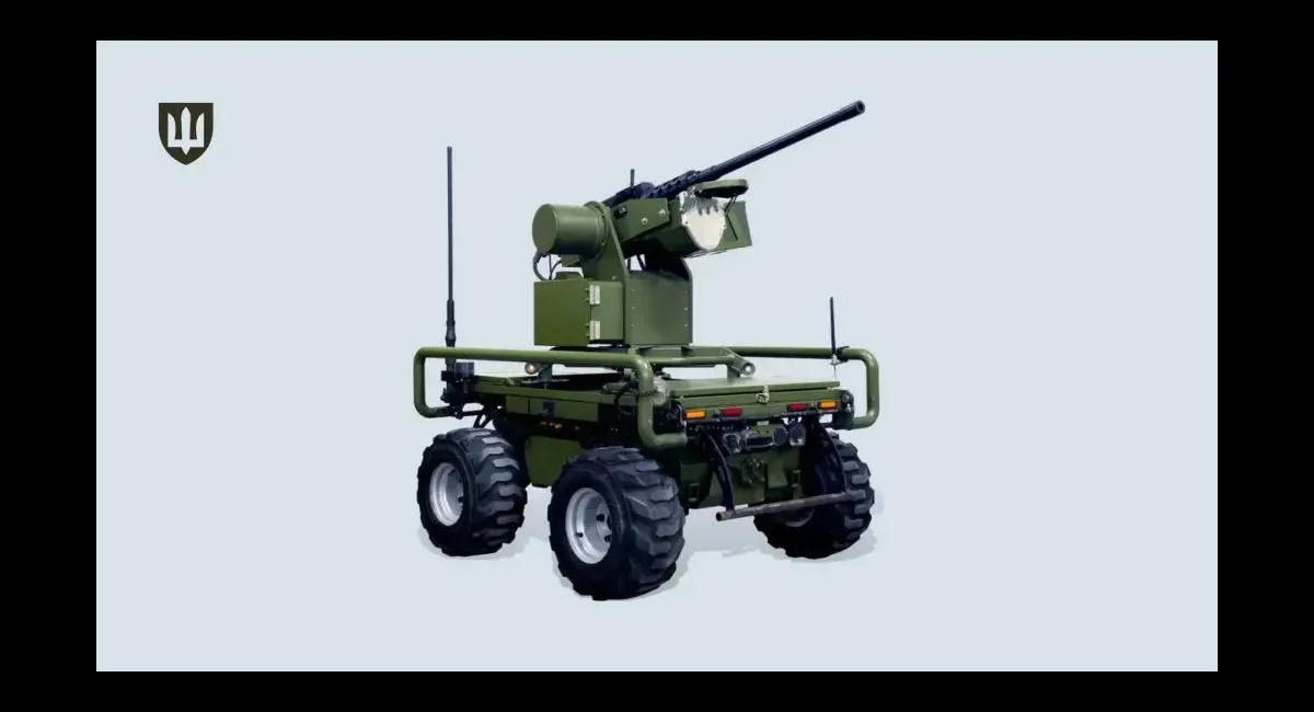 У ВСУ появился новый отечественный робот D-21-12R с пулеметом - today.ua