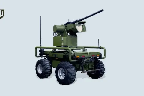 У ВСУ появился новый отечественный робот D-21-12R с пулеметом