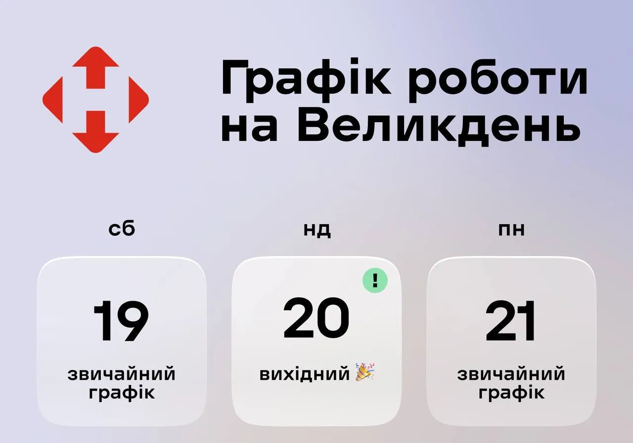 Как будут работать Новая почта и Укрпочта на Пасху: графики компаний в праздничный период - today.ua