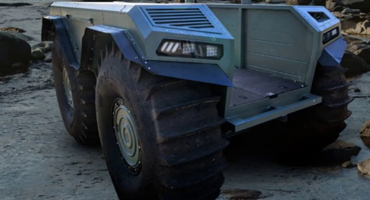Украинские бойцы получили уникальную амфибию UNEX UGV  - today.ua