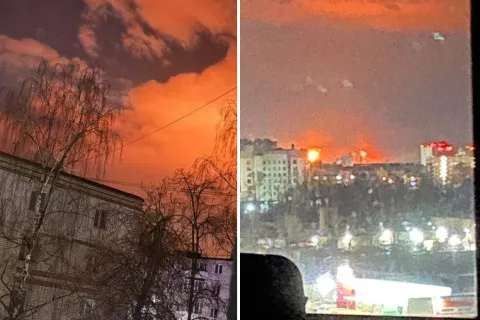 Дрони вдарили по НПЗ у Нижньогородській області РФ: здійнялась масштабна пожежа (фото, відео)