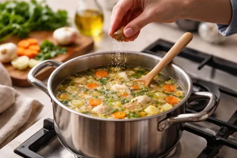 Как спасти пересоленный суп: продукты, которые помогут "вытянуть" соль из бульона