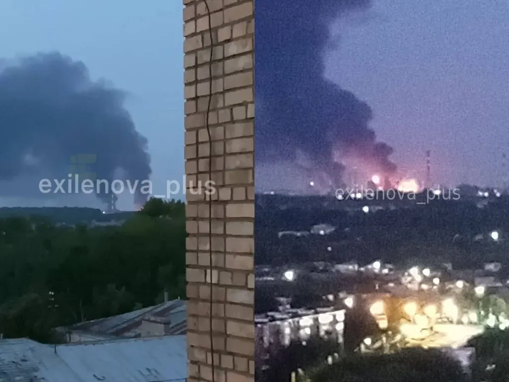 Яркая ночь в России: дроны атаковали заводы и НПЗ сразу в нескольких регионах РФ - начались пожары - today.ua