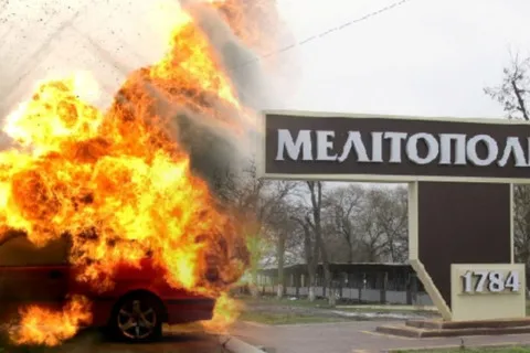 Агенты ГУР подорвали микроавтобус с "кадыровцами" в Мелитополе: видео