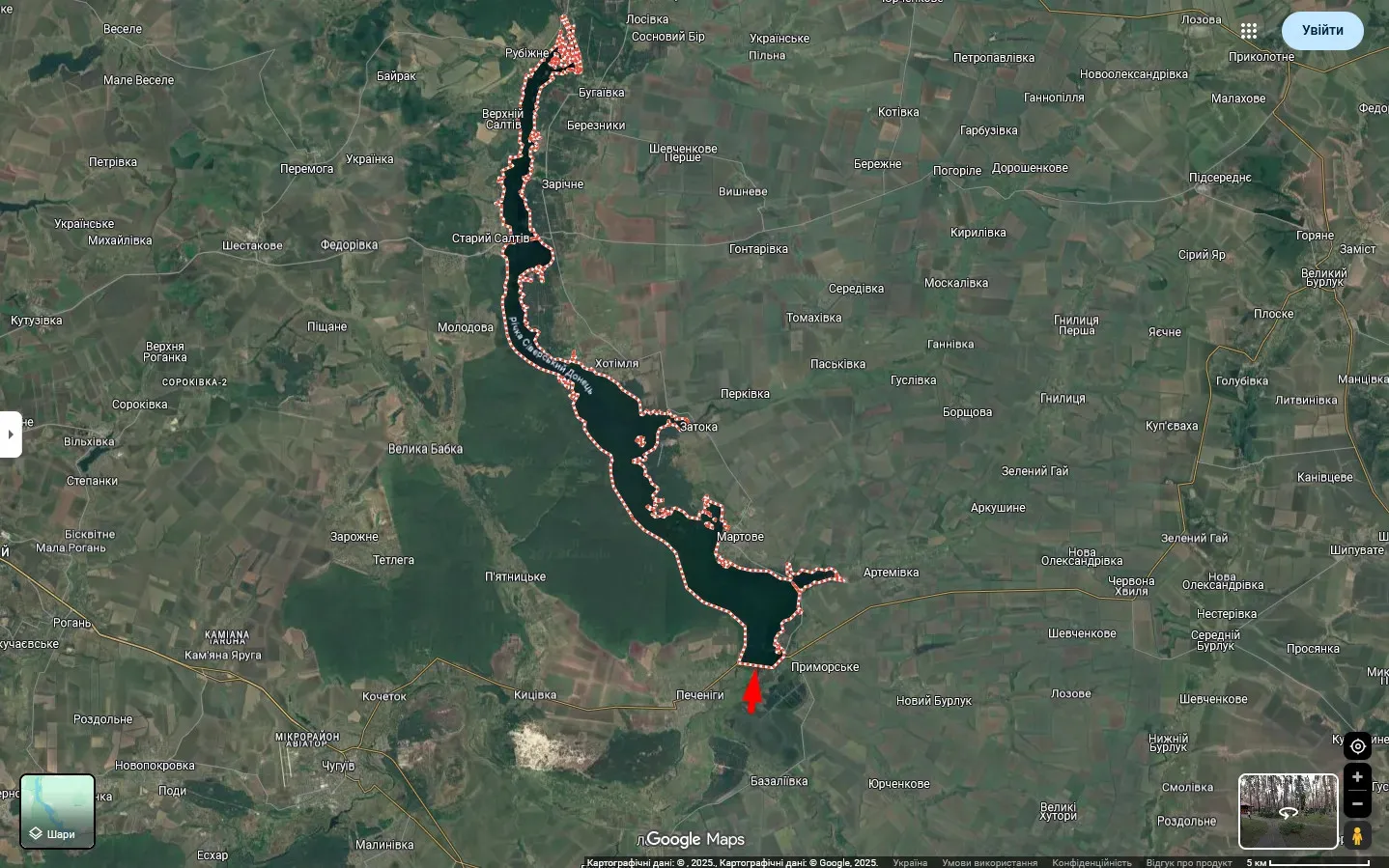 РФ вдарила по греблі Печенізького водосховища на Харківщині: рух транспорту зупинено (фото) РФ вдарила по греблі Печенізького водосховища на Харківщині: рух транспорту зупинено (фото) - today.ua