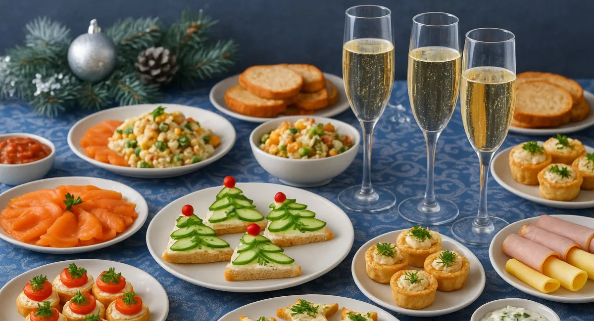 Новорічні бутерброди, які здивують гостей: 3 рецепти святкових закусок за 10 хвилин - today.ua