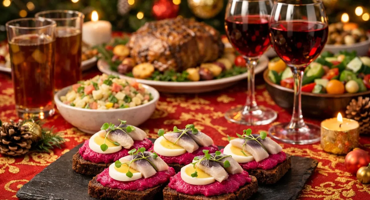 Святкова закуска з оселедцем: рецепт красивих і апетитних бутербродів для Різдва - today.ua