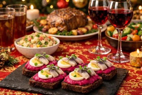 Святкова закуска з оселедцем: рецепт красивих і апетитних бутербродів для Різдва