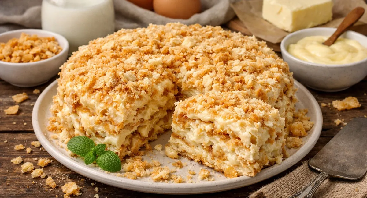 Наполеон без раскатки и нервов: как просто и быстро приготовить любимый торт - today.ua