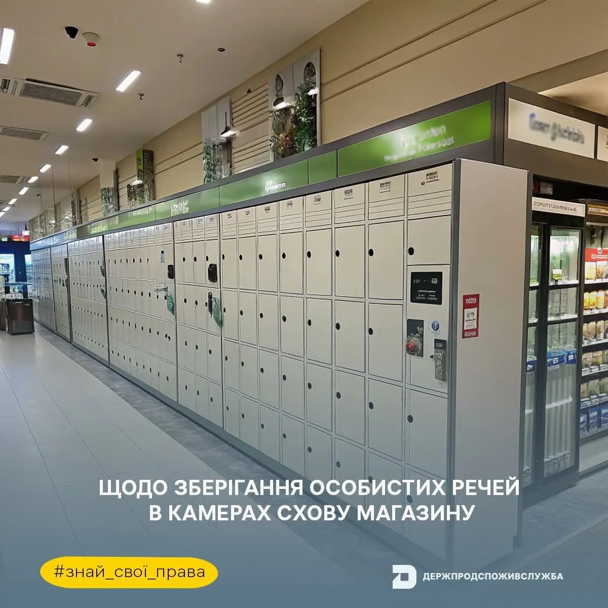 Обязаны ли украинцы оставлять личные вещи в камерах хранения магазинов: ответ Госпотребслужбы - today.ua