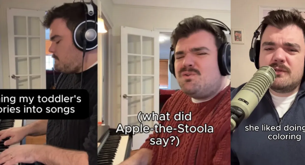 Песня про Яблочного человека покорила сеть: отец-композитор превращает фантазии 3-летней дочери в хиты - today.ua