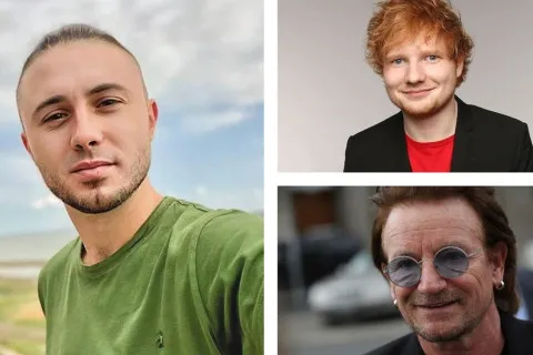 Yours Eternally: Тарас Тополя, Эд Ширан и U2 выпустили совместный трек о украинской воле