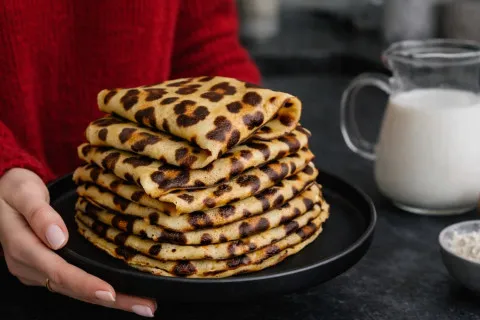 Леопардові млинці – новий тренд соцмереж: як приготувати незвичайні смаколики на Масляну