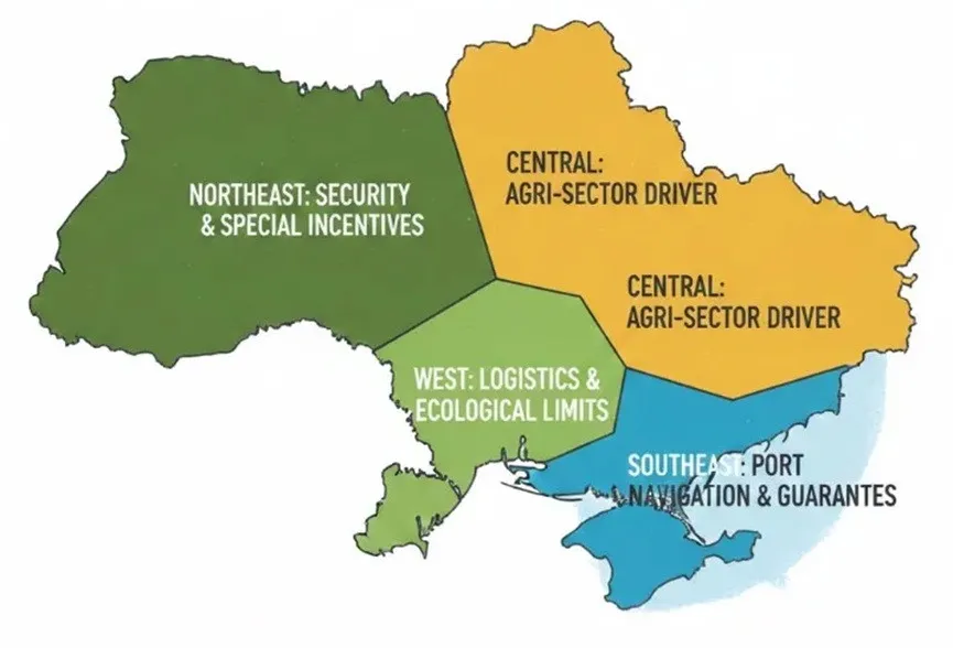 Карта України після війни: експерти НАНУ прогнозують поділ країни на 4 зони з різними правилами (фото) Карта України після війни: експерти НАНУ прогнозують поділ країни на 4 зони з різними правилами (фото) - today.ua