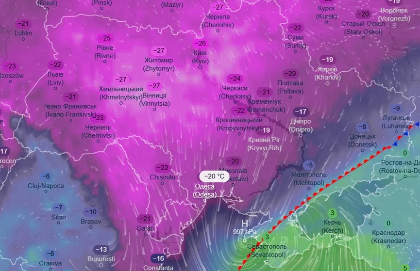 Україну накриє люта зима: в ДСНС попередили про сильний сніг і морози до −23° (фото) Україну накриє люта зима: в ДСНС попередили про сильний сніг і морози до −23° (фото) - today.ua