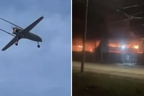 Добрые дроны посетили российский Таганрог: в городе горит завод по производству БПЛА (видео)