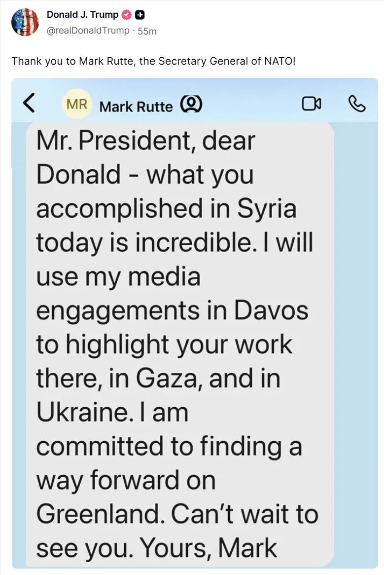 Що ти робиш у Гренландії: Трамп розкрив нещодавні особисті переписки з Макроном та Рютте - today.ua