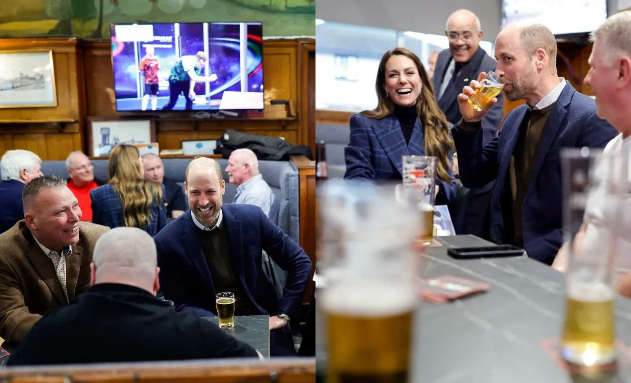 Выпили пива и пообщались с местными: Кейт Миддлтон и принц Уильям провели насыщенный день в Шотландии - today.ua