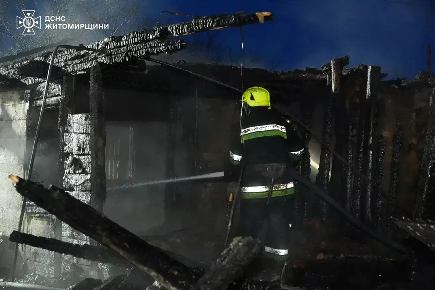 Жахлива пожежа на Житомирщині: мати та двоє дітей загинули, двохрічний малюк дивом вижив (фото, відео) - today.ua