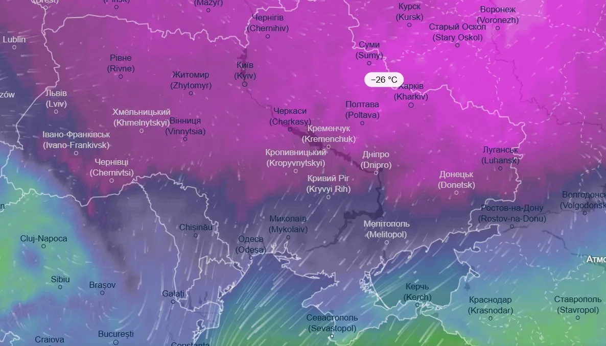 Похолодает до -30 градусов: в Украине прогнозируют резкое снижение температуры - today.ua
