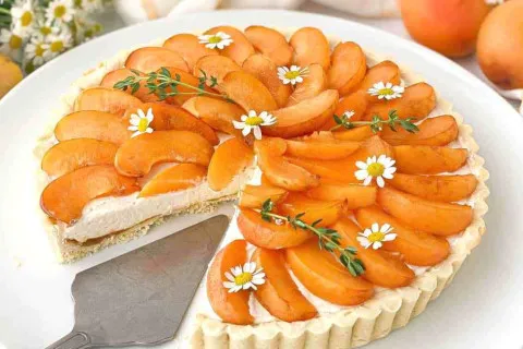 Яркий летний десерт: как приготовить вкусный пирог с абрикосами и творогом