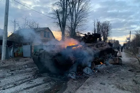 В оккупированном Бердянске сгорела база российских войск, - Центр изучения оккупации