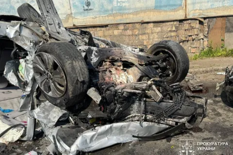 21-летний водитель BMW без прав спровоцировал аварию с пятью автомобилями в Киеве: есть жертва и пострадавшие