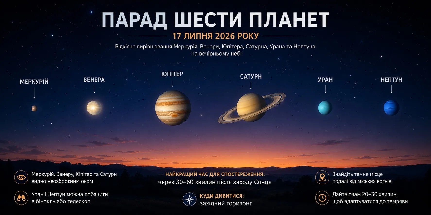 Отметьте 17 июля в календаре: какое грандиозное космическое шоу над Землей смогут увидеть украинцы Отметьте 17 июля в календаре: какое грандиозное космическое шоу над Землей смогут увидеть украинцы - today.ua