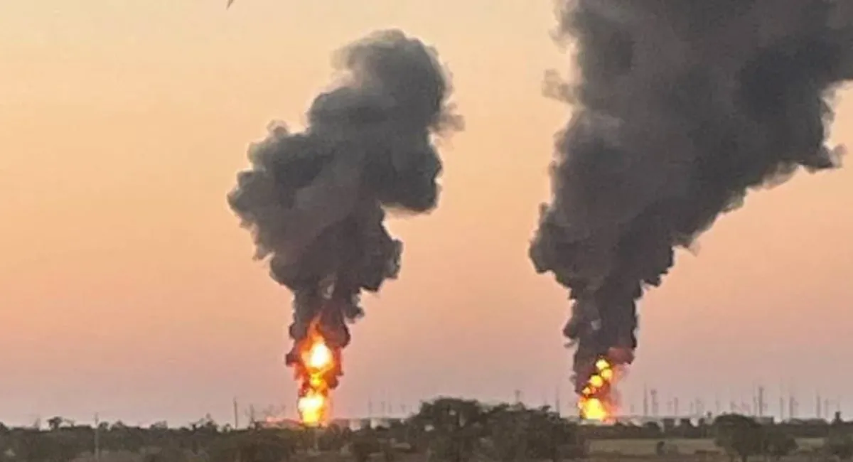 Секретна українська балістична ракета вразила нафтобазу комбінату Атлас у Ростовській області: що відомо про Грім-2 - today.ua