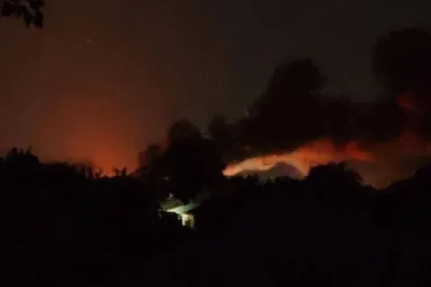 Вибухи в Криму, Луганську та на Донеччині: дрони атакували ТЕС, залізницю та нафтобазу