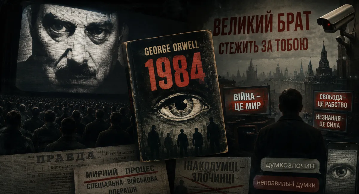 Роману Оруэлла 1984 - 77 лет: как Старший Брат и мыслепреступление стали реальностью 21 века - today.ua