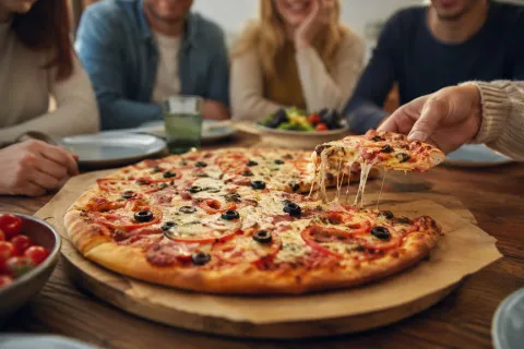 Пицца без раскатки теста: как всего за 10 минут приготовить вкусное и сытное блюдо