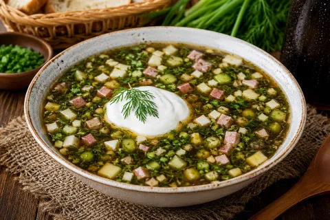 Добавьте всего один ингредиент и окрошка станет в разы вкуснее: рецепт