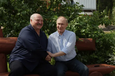 Закрита зустріч Лукашенка і Путіна на Валдаї: пресслужби обох лідерів нічого не коментують