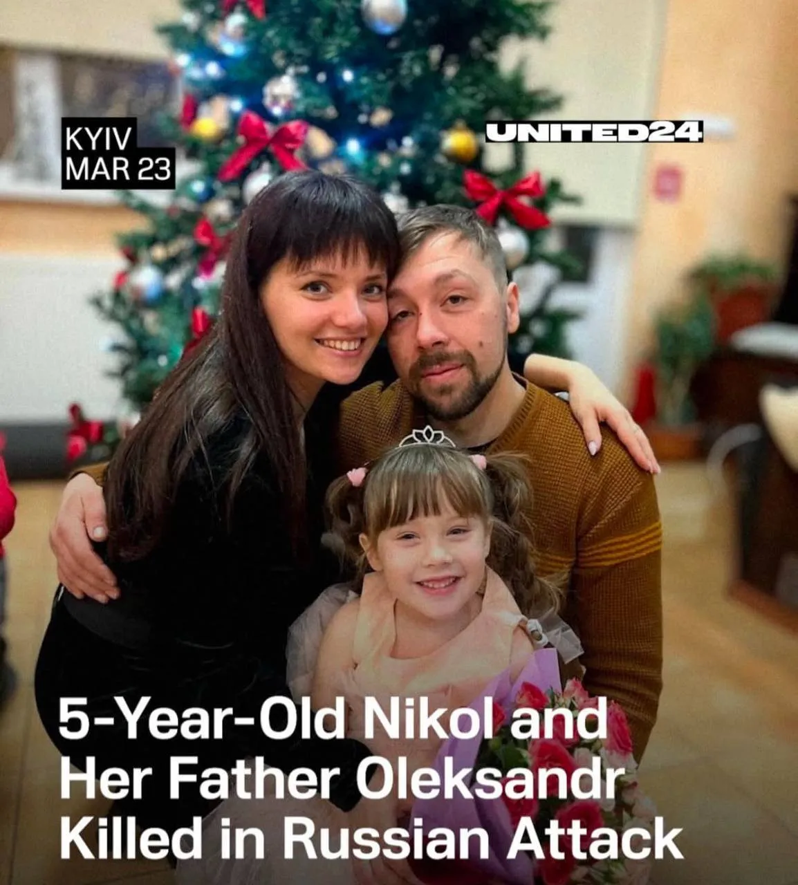 Российский дрон забрал жизнь отца и его пятилетней дочери, которые спасались от войны в Киеве Российский дрон забрал жизнь отца и его пятилетней дочери, которые спасались от войны в Киеве - today.ua