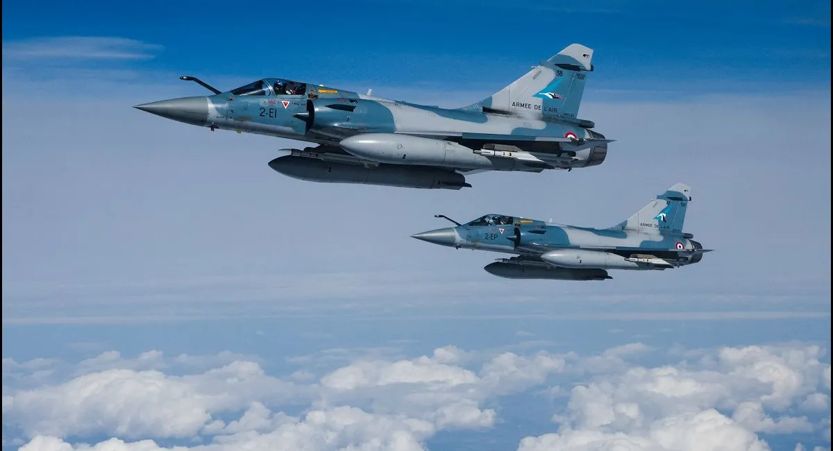 Французские Mirage-2000 впервые участвовали в отражении воздушной атаки РФ по Украине - today.ua