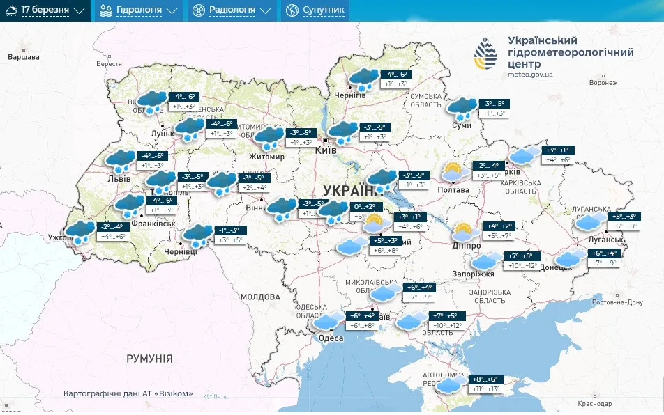 Укргідрометцентр оновив прогноз погоди: в Україну вже з середи почне повертатися тепло - today.ua