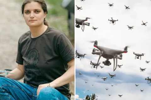 Слід готуватися до "масштабного вторгнення": Берлінська попередила про тисячі дронів над Україною