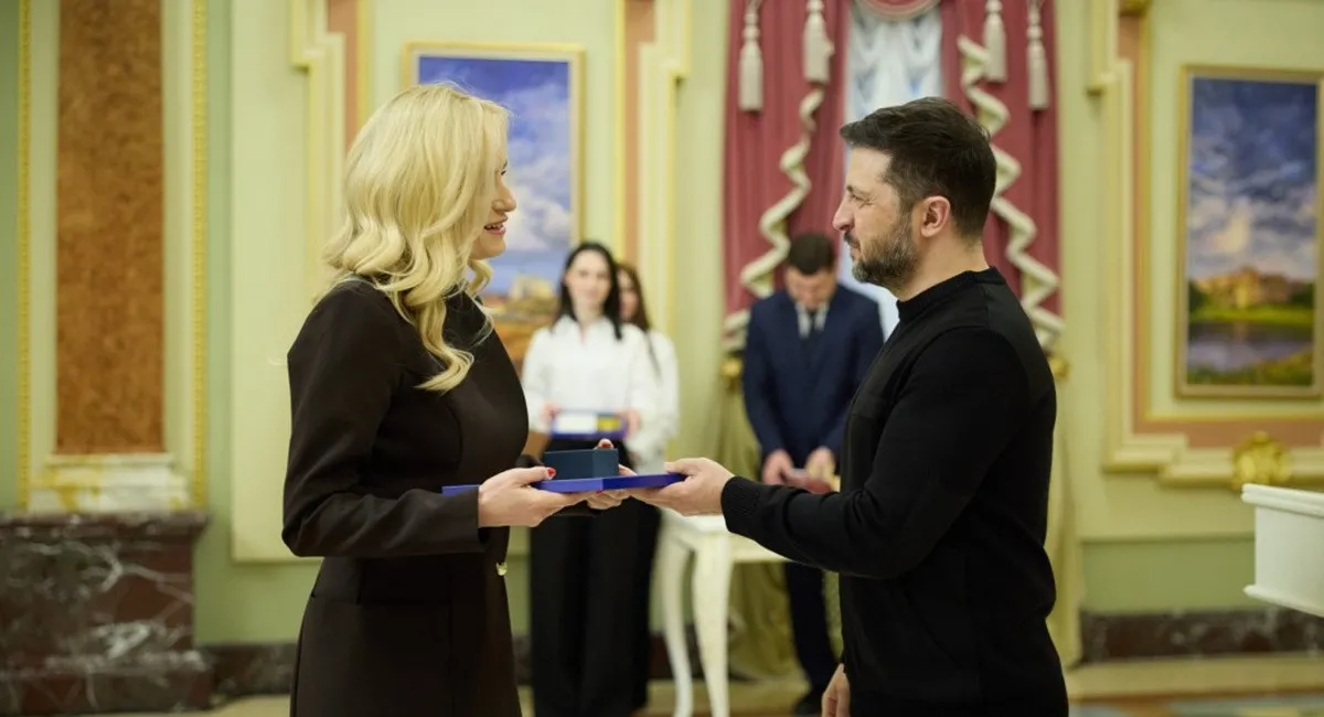 Больше чем просто певица: Ирина Федишин получила Золотое сердце от Зеленского - today.ua