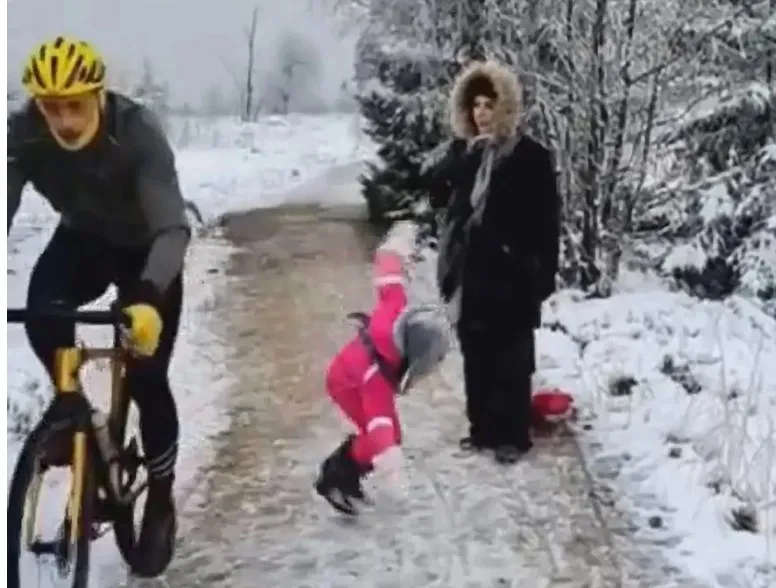 Суд Бельгии: отец, который опубликовал видео удара велосипедиста по девочке, выиграл дело - today.ua