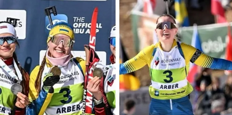 Первое золото для Украины: Меркушина выиграла масс-старт на юниорском ЧМ по биатлону - today.ua