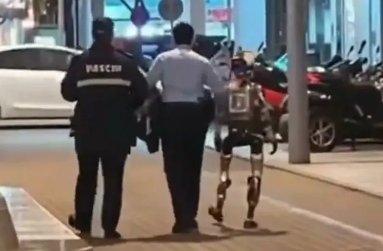 Полиция задержала гуманоидного робота в Макао: видео стало вирусным - today.ua
