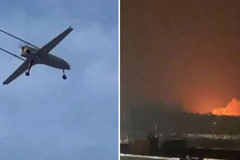 Дроны второй раз за неделю подожгли ключевую нефтебазу в Краснодарском крае (фото, видео)