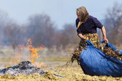 Украинцев будут штрафовать за сжигание веток и мусора на огороде: о каких сумах идет речь