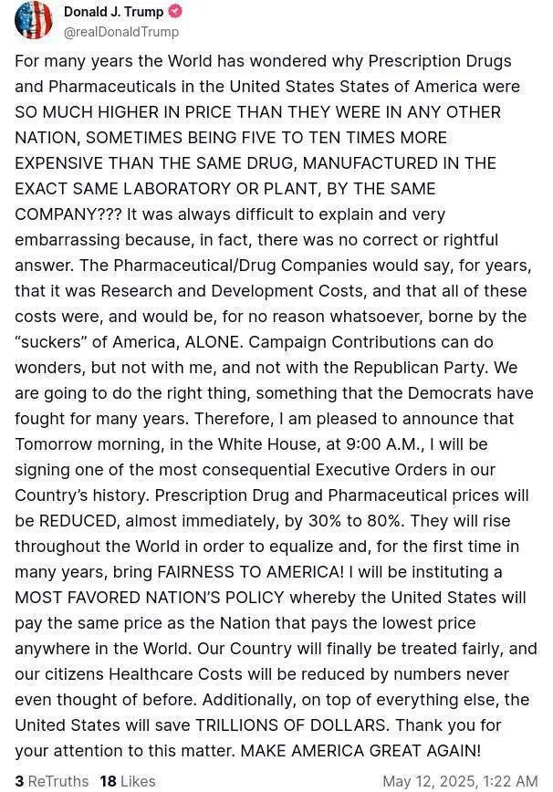 В соцсети появился самый важный пост Трампа, которым он сумел заинтриговать весь мир - today.ua