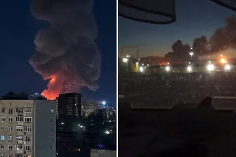 Ракеты и дроны массированно ударили по России: поражен НПЗ и военный завод (фото, видео)