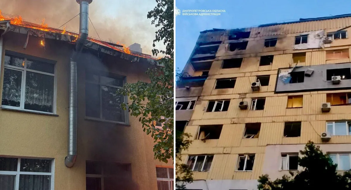 РФ нанесла удары по Днепропетровской и Киевской областях: есть погибший и раненые (фото) - today.ua
