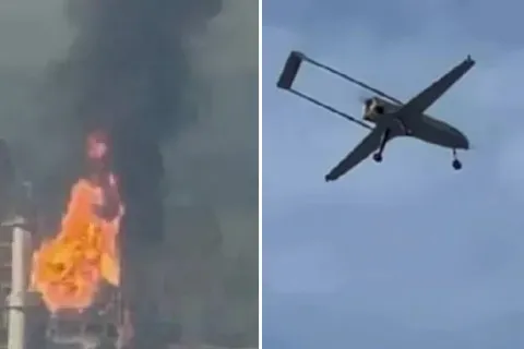 Дроны поразили НПЗ в Нижегородской области: вспыхнул масштабный пожар (фото, видео)