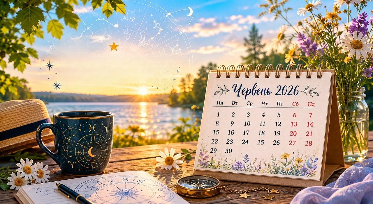 Гороскоп на червень 2026 року для всіх знаків Зодіаку: Близнюкам – розвиток, Терезам - достаток